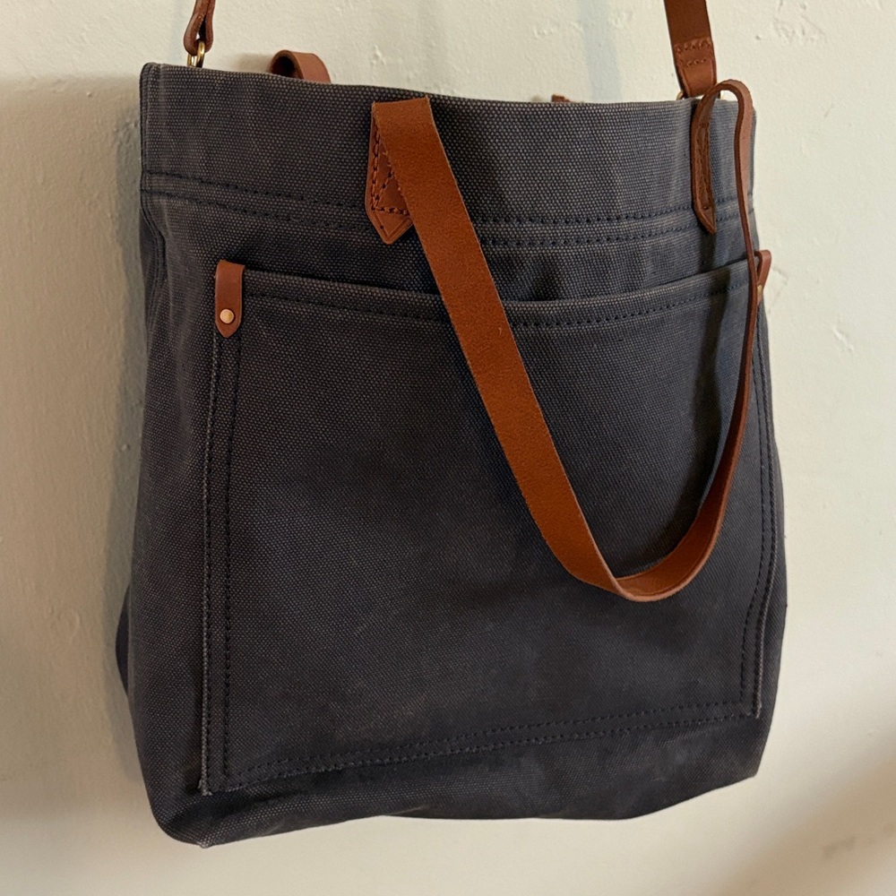 Madewell Canvas and Leather Tote